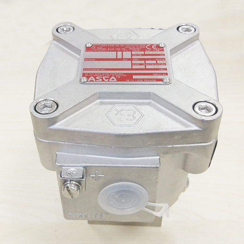 美国ASCO不锈钢二通式螺纹单向调节先导电磁阀WSNF8327B122