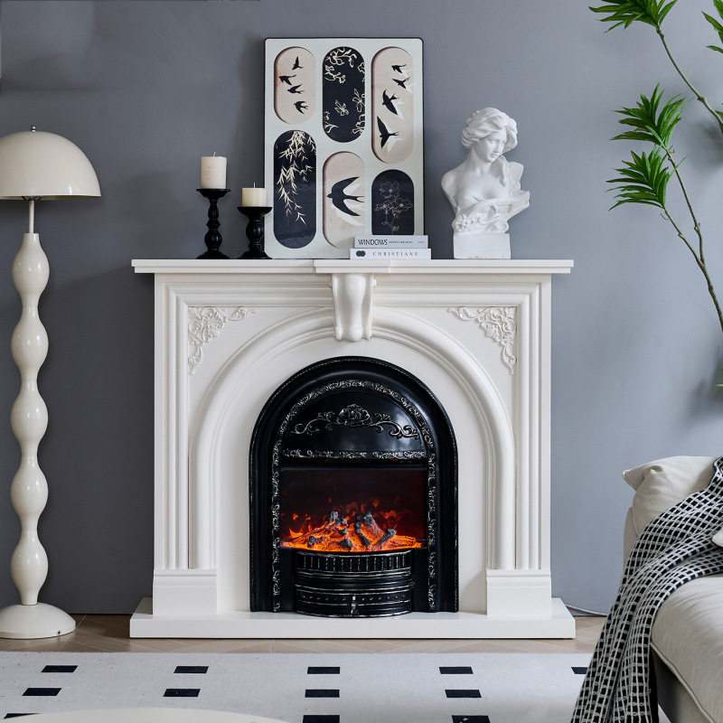 1.3米法式壁炉装饰柜 仿真火焰取暖炉芯 美式家用实木玄关柜厂家,住宅家具,壁炉架/壁炉柜,淘宝优惠券,粉丝福利购,淘宝优惠卷