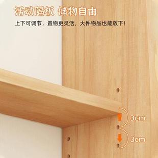 实木书架家用置物架客厅收纳储物架梯形展示架靠墙简易多层书柜