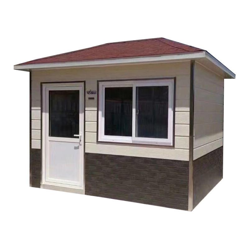 岗亭保安亭户外高档真石漆艺术岗亭别墅小区门卫收费值班室成品