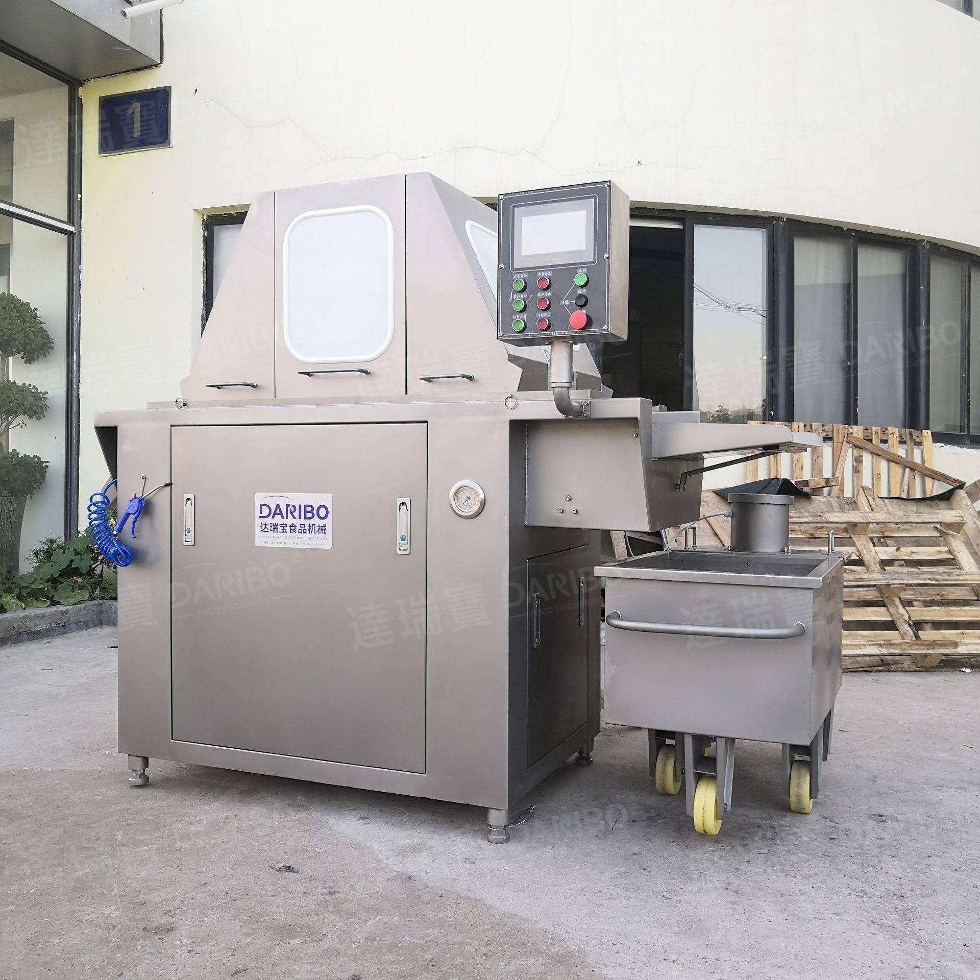 x商用雪花牛肉牛油注射机牛羊排连续式盐水腌制机带骨腌料设备