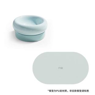 猫咪颈椎碗陶瓷保护打翻双碗贪吃食盆猫吃饭防喝水猫麻薯宠物用品