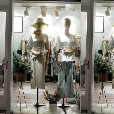 服装店模特道具女半身人台假人带头手臂婚纱人体女装展示模特架女