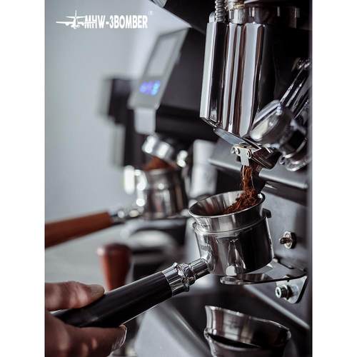 MHW-3BOMBER轰炸机接粉环 意式咖啡机51/53/54/58mm不锈钢接粉器