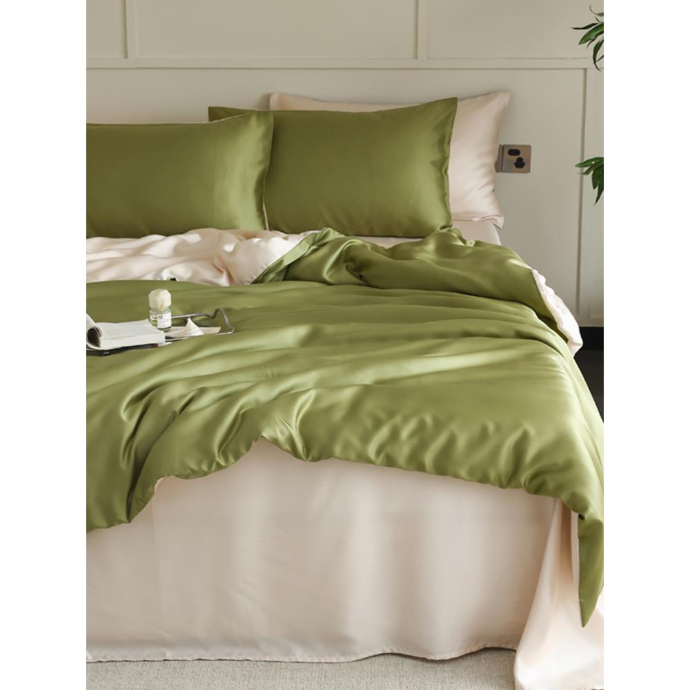 Tencel™夏季凉感兰精天丝被套学生单人100S莱赛尔丝滑双人被罩