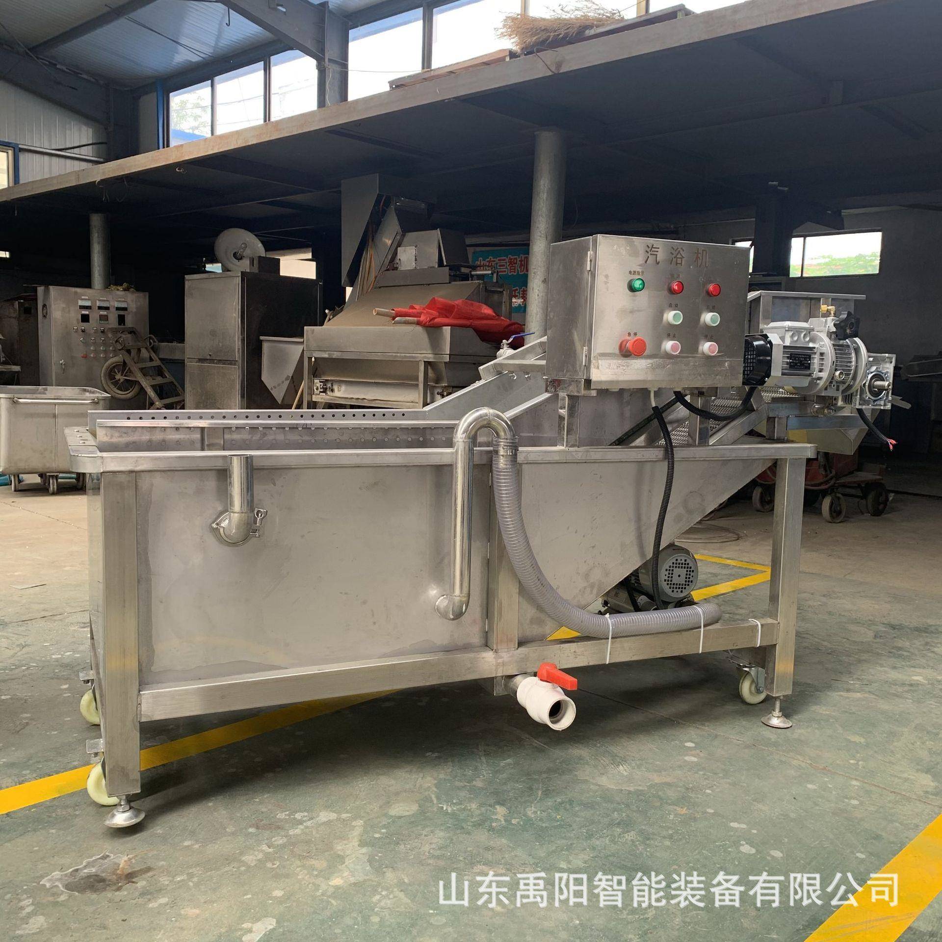 高压喷淋气泡清洗机净菜加工清洗线蒜苗韭菜气泡清洗机厂家供应