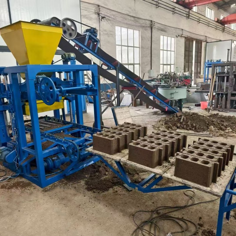 广州非洲免烧空心实心路面砖机 全自动免烧屋顶砖砌砖机工程机械
