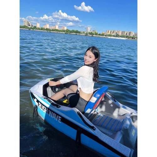 水上卡丁船电动船成年人游艇船网红户人快艇高速摩托艇