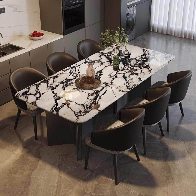 爱宜欧轻奢大理石餐桌椅组合意式新款长方形餐桌小户型家用吃饭桌,住宅家具,大理石餐桌,淘宝优惠券,粉丝福利购,淘宝优惠卷