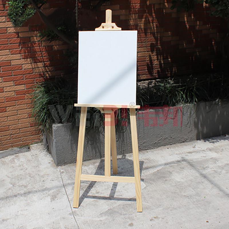 木质展架支架展示架海报架实木架子立式kt板展架广告架三角挂画