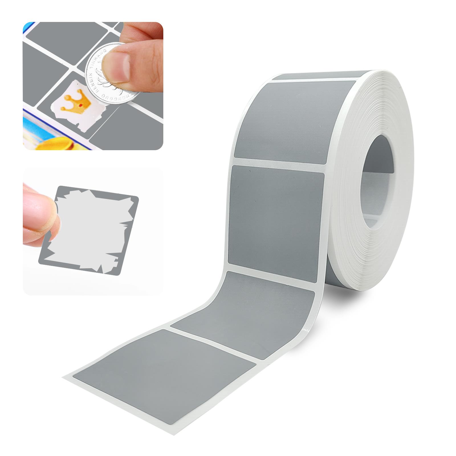 刮刮膜刮刮涂层 刮刮卡明信片贴纸DIY创意不干胶覆盖膜 41*72mm