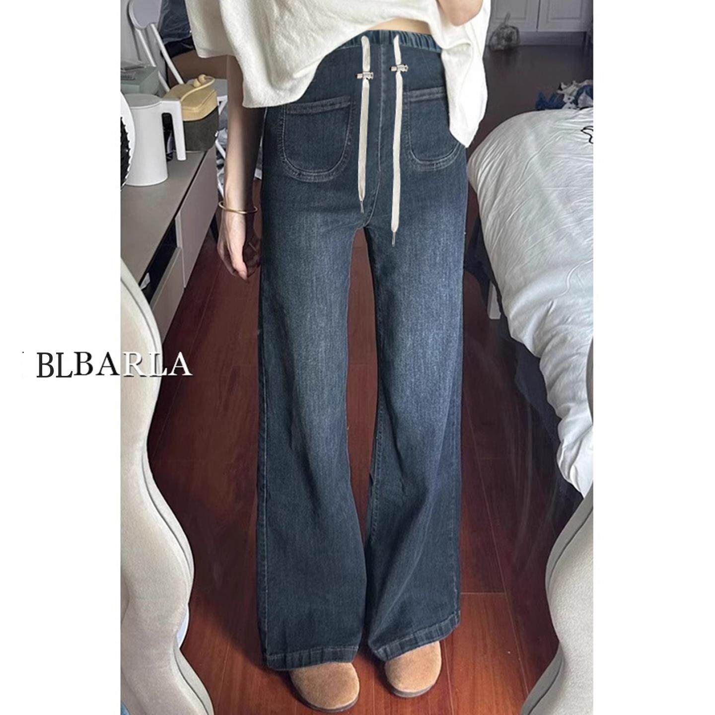 孕妇裤夏季薄款2025新款外穿不勒肚无托腹牛仔裤子打底阔腿裤夏装