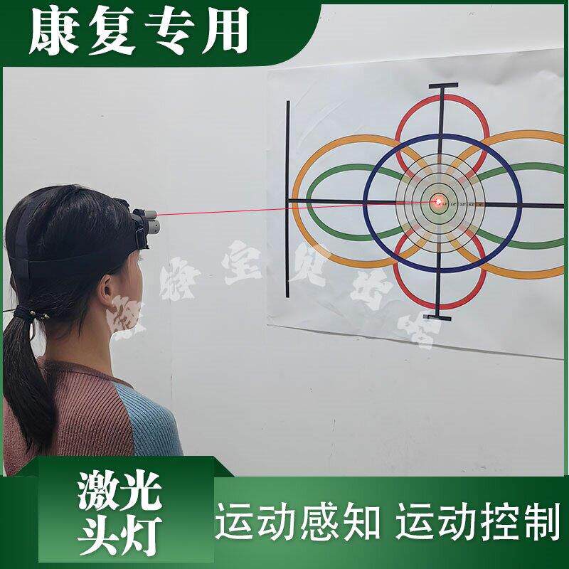 雷射头灯运动感知功能康复仪动态脑神经控制检查颈腰部四肢训练器