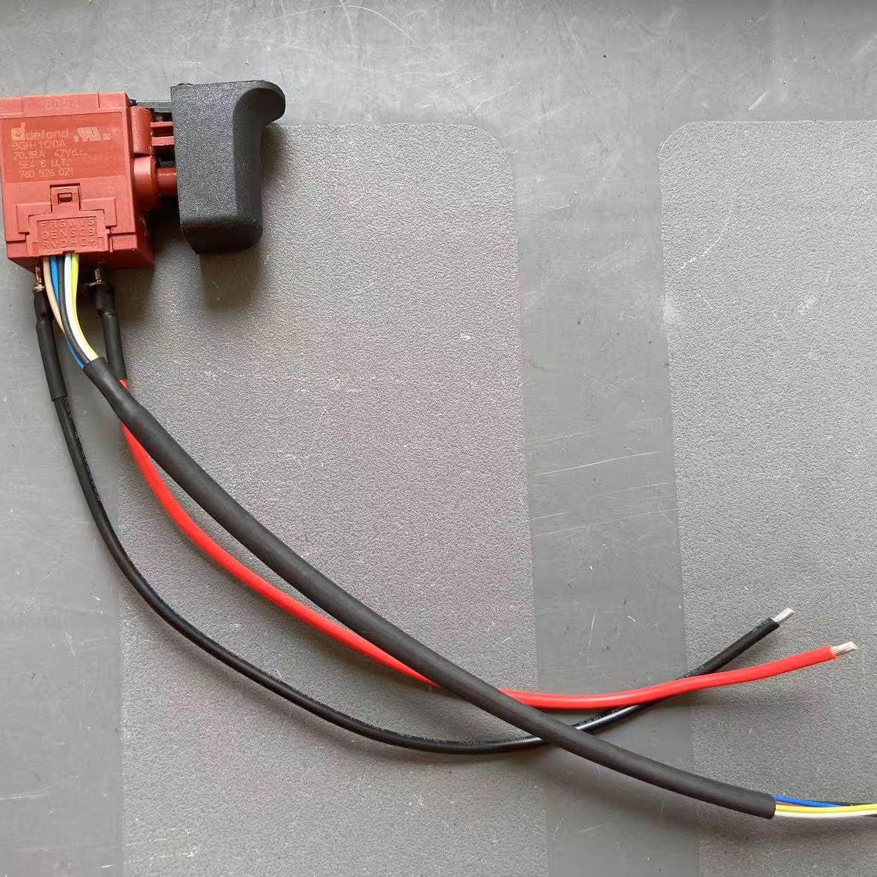 DEVON大有20v锂电无刷充电电锤冲击钻5401/2022/5403开关配件