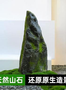 彷真石头室内家居客厅阳台玄关植物大造景装饰配件摄影道具假山石