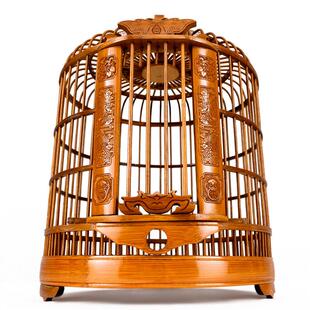 蝴蝶雕刻生头老料画 画眉鸟笼竹云南笼贵州母笼鸟笼子配件八哥鸟