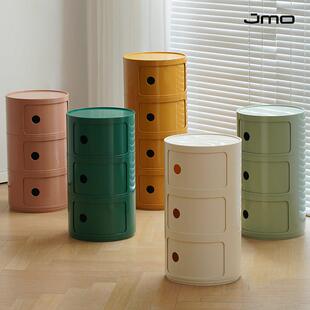 简摩北欧ins创意卧室柜子夹缝收纳柜简易床头柜边柜置物柜收纳柜