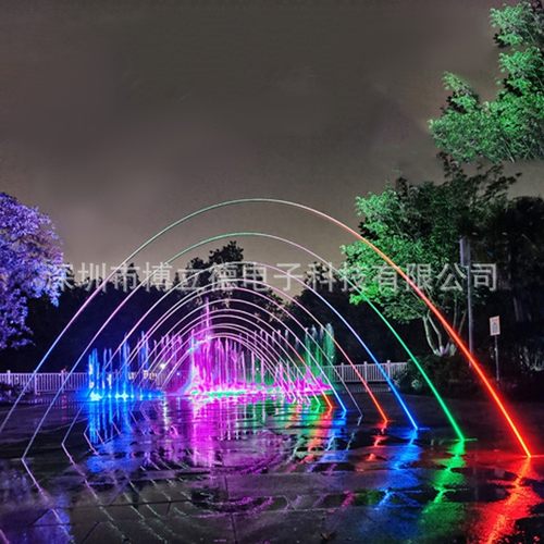 户外大型音乐喷泉设计厂家广场旱地水池波光跳泉景观全套设备制作