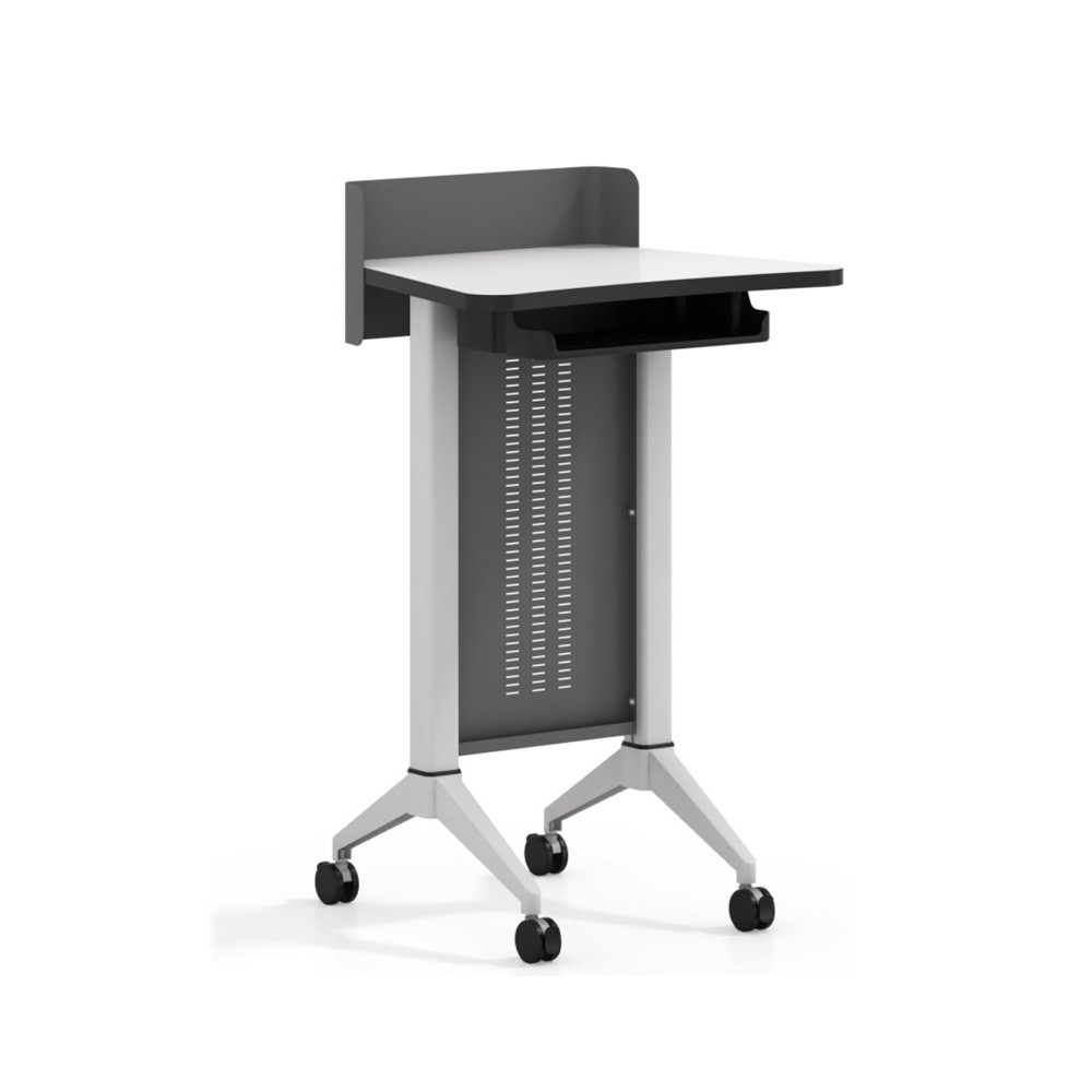 办公家具演讲台学校教师接待桌迎宾台主持人讲台咨询台主席台移动