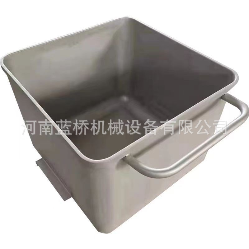 304不锈钢料桶车肉桶车200L装肉小料车 料桶料斗