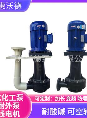 电镀液下泵TSCS-40VK立式化工泵PP材质电动污水废水循环泵