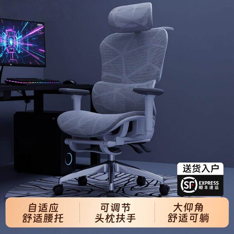 人体工学椅电脑椅家用舒适久坐学生椅子可躺座椅办公椅电竞椅靠背