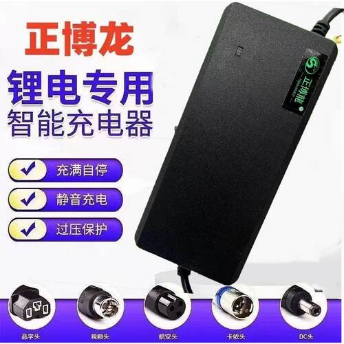 正博龙电动车锂电池充电器36V48V60V24V2A3A5A滑板独轮电动车充