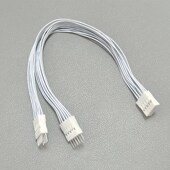 台式 机主板开关跳线9npin9针一分二开机重启桌面机箱开关双控线白