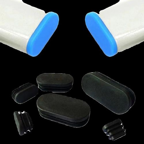 椭圆形桌椅凳桌脚管内p塞保护套防滑静音保护地板塑料堵头塞头脚