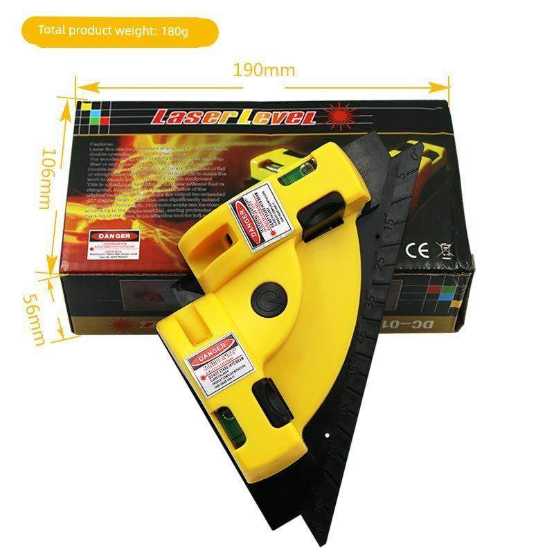 90度激光水平仪直角贴瓷砖工具高精度红外线水平仪户外强光专用,五金/工具,水平仪,淘宝优惠券,粉丝福利购,淘宝优惠卷