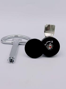 生久柜锁门锁MS758-5-Z高耐盐雾黑色MS758Z2CE04001梅花型户外锁