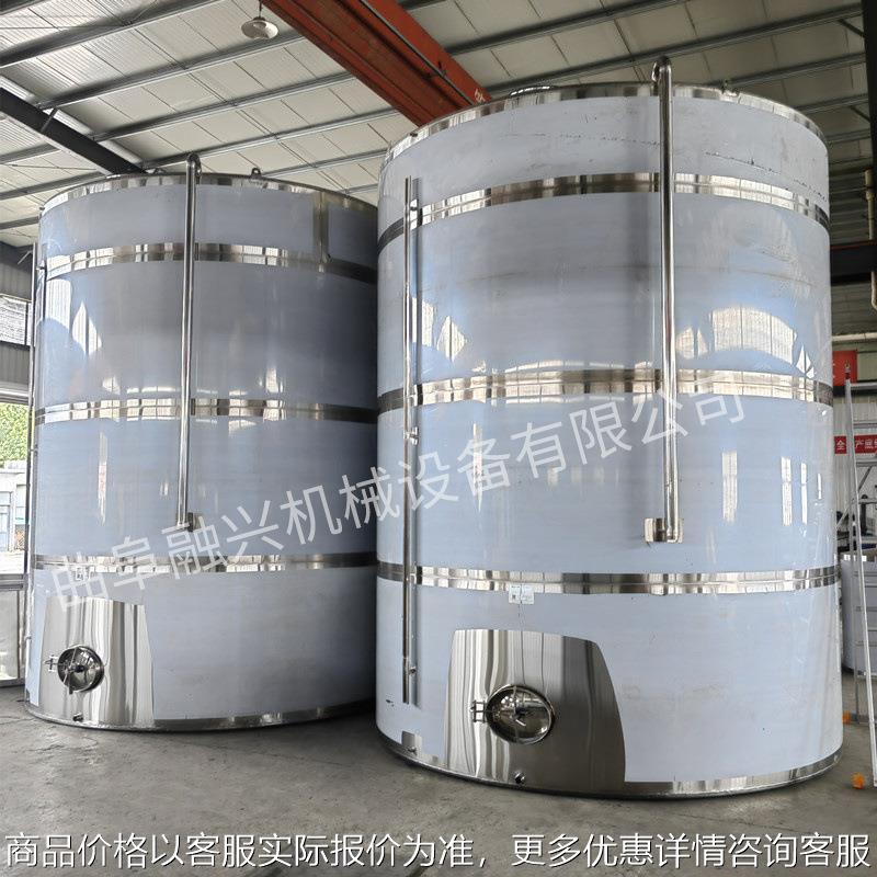 大型不锈钢储酒罐5吨50吨食品级白酒接酒桶100吨立式葡萄酒储存罐