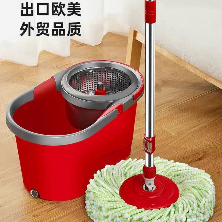 正品博生精钢速8旋转拖把桶自动拖布桶家用墩布拖把干湿两用拖把
