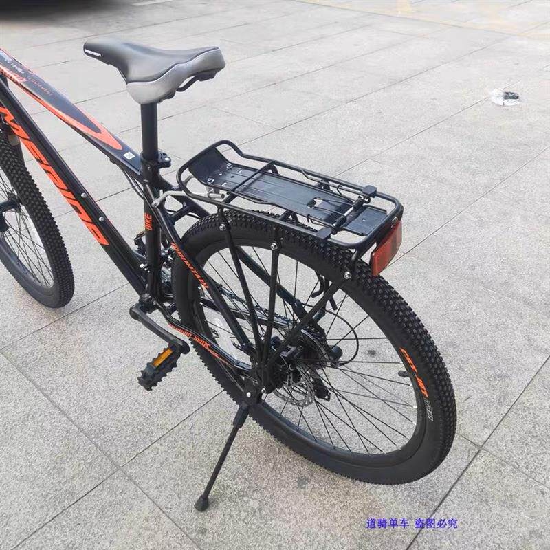 山地自行车碟刹货架后衣架载物架自行车碟刹三支点后货架019货架