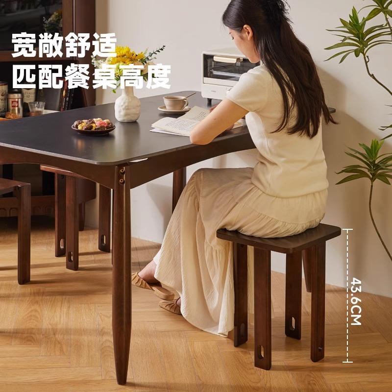实木叠叠凳家用圆凳子可叠放餐桌椅板凳组合多功能叠叠乐茶几现代