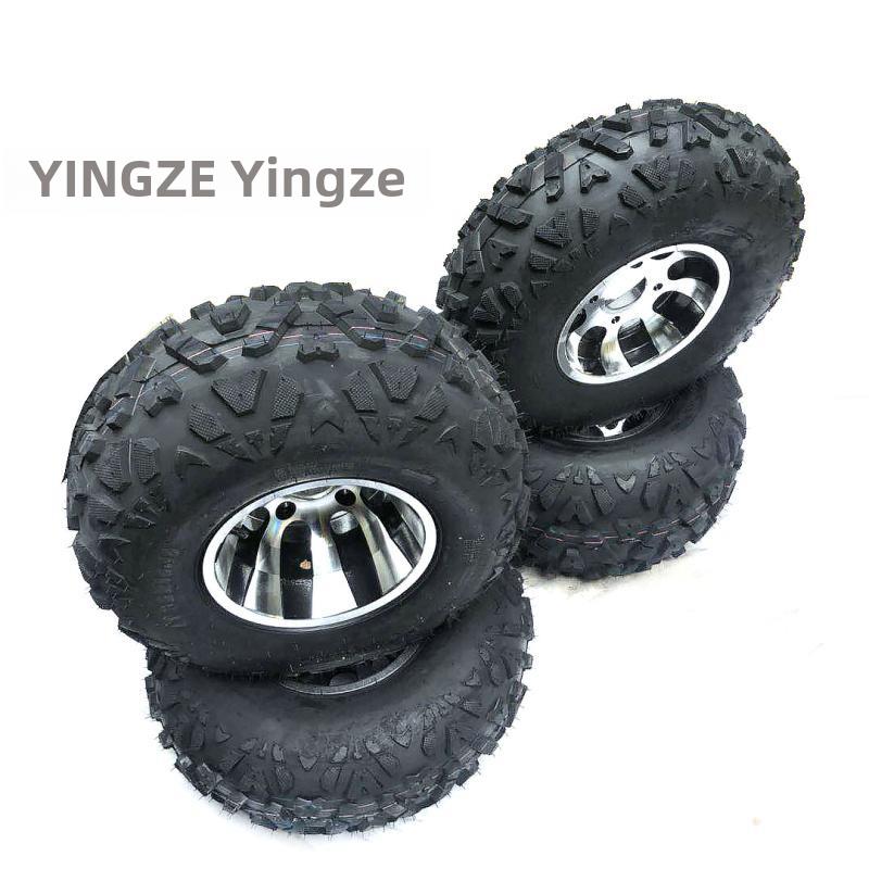改装四轮卡丁车Atv Atv 23X7-10 22X 10-10英寸a形花纹轮胎铝轮毂