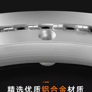 餐桌转盘底座铝合金家用大理石实木玻璃圆桌旋转轨道岩板桌面轴承