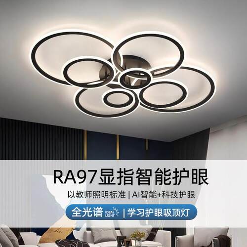 现代简约客厅灯创意大气家用房间灯轻奢卧室灯餐厅高级极简吸顶灯