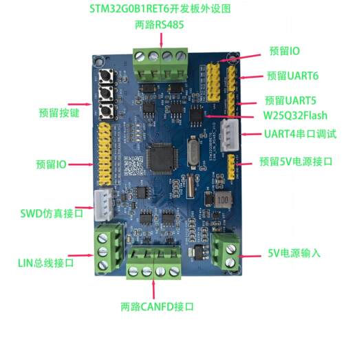 STM32G0B1开发板 CANFD总线开发板 LIN总线开发板LIN总线升级