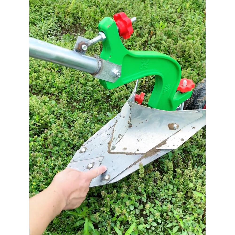 手拉犁微耕机铧式犁人力手捞犁开沟犁起垄器开沟器农机具