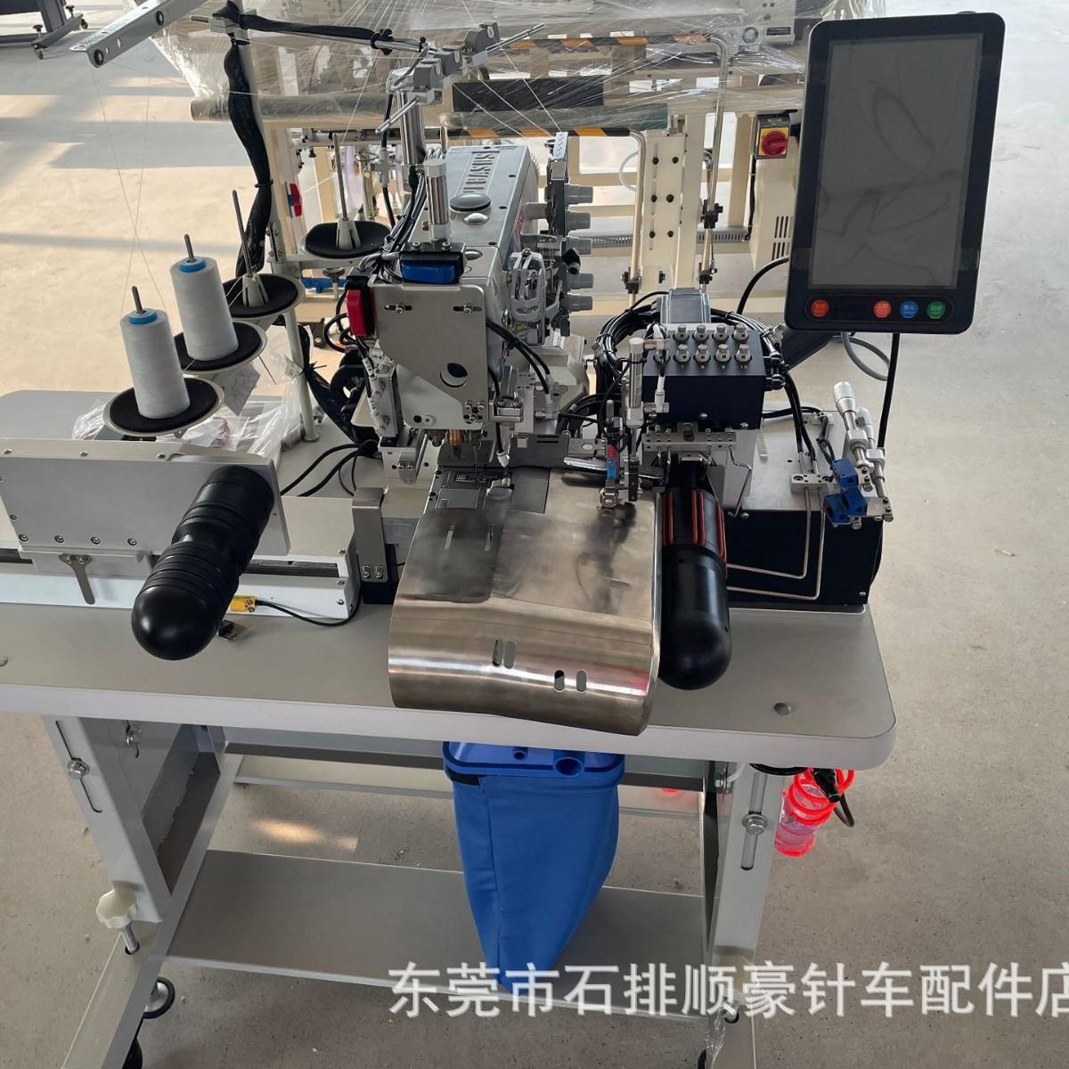 新款全自动体恤下摆一机人自操作两台动化缝纫工业机661缝纫机