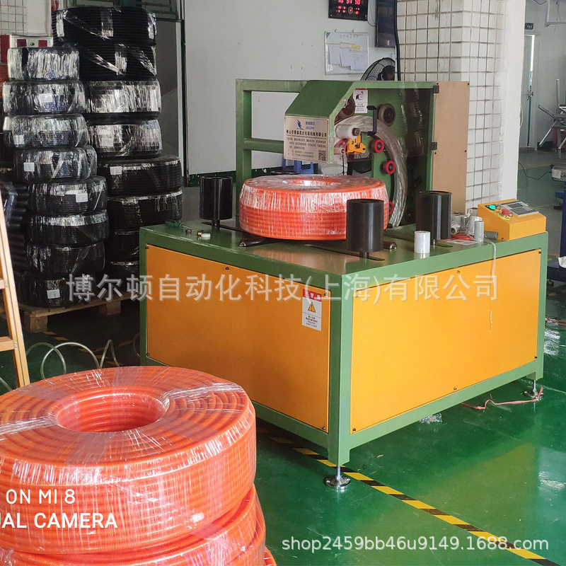 厂家 移动卧式缠绕机 卧式环形圆形缠绕包装机 波纹管缠膜机