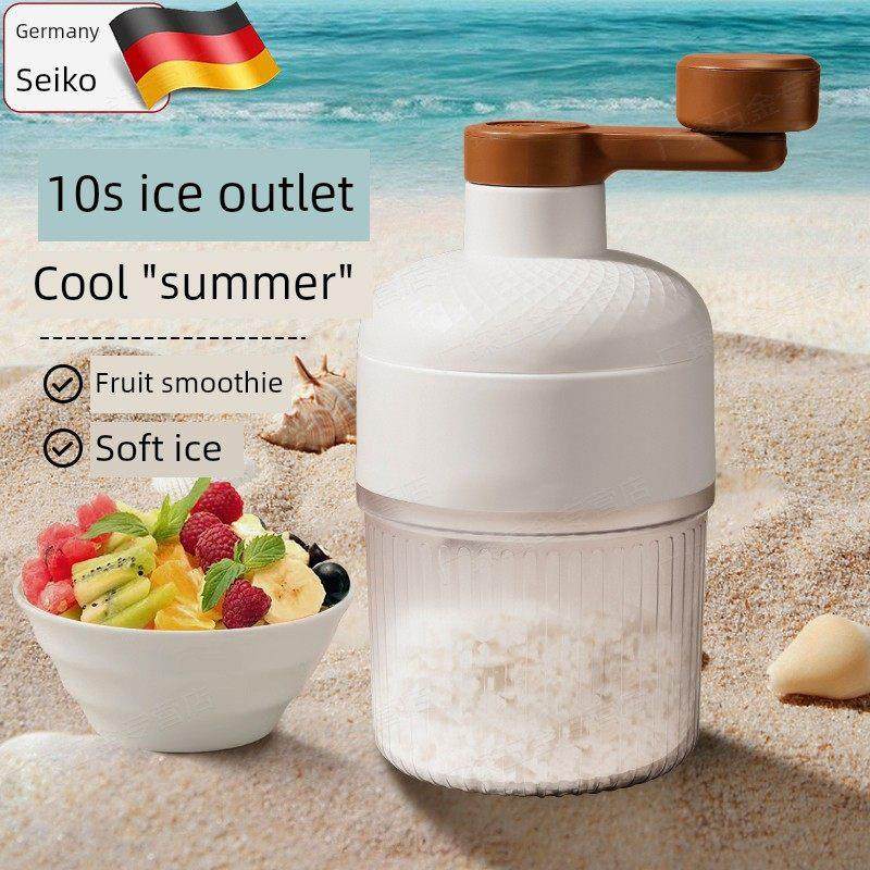 刨冰机冰沙机手动家用小型碎冰机连续制冰机手摇冰沙机摊位神器