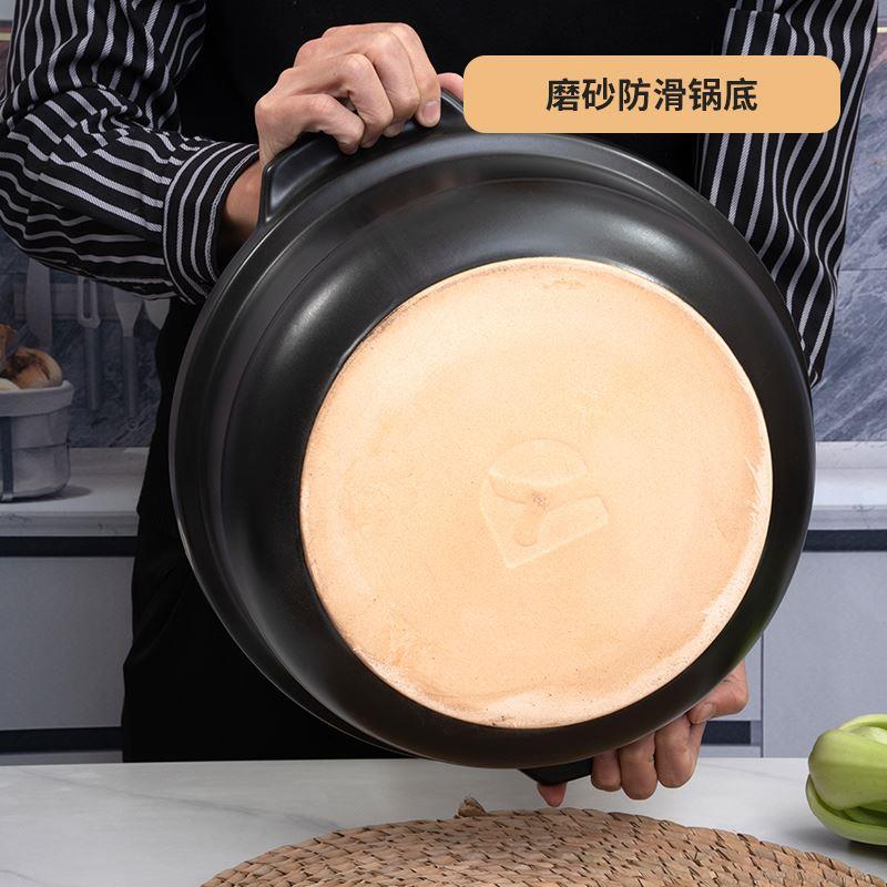 电陶炉专用砂锅明火锅平底耐高温猪肚鸡商用酸菜鱼大号容量炖煲汤
