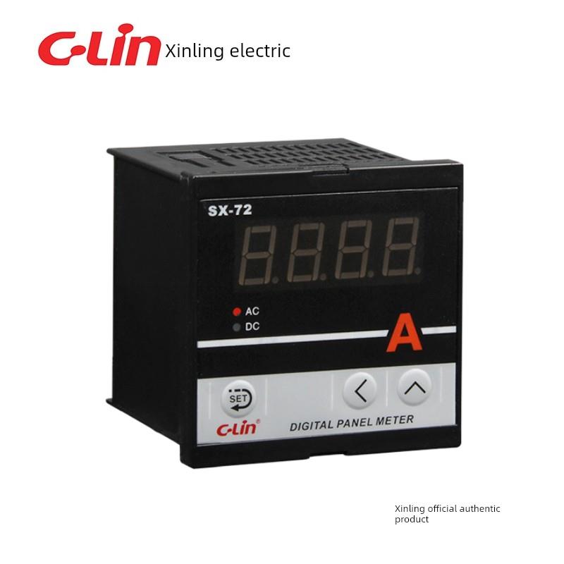 鑫凌牌Sx-72数字显示智能电流表/电压表/速度表显示数量可调Ac220
