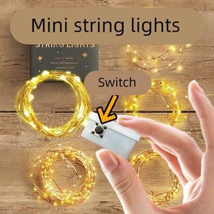 迷你led小灯带彩灯闪灯串灯满天星活动节日灯饰布置氛围装饰道具