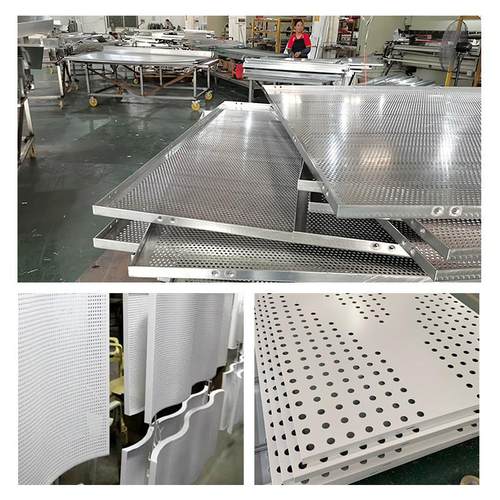 铝单板幕墙穿孔铝板冲孔彷木纹门头定制外墙氟碳加工墙面装饰厂家