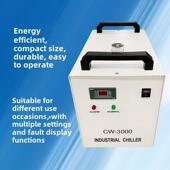 激光切割雕刻机激光管头电源配件特恒温水冷机cw3000 5000 5200域