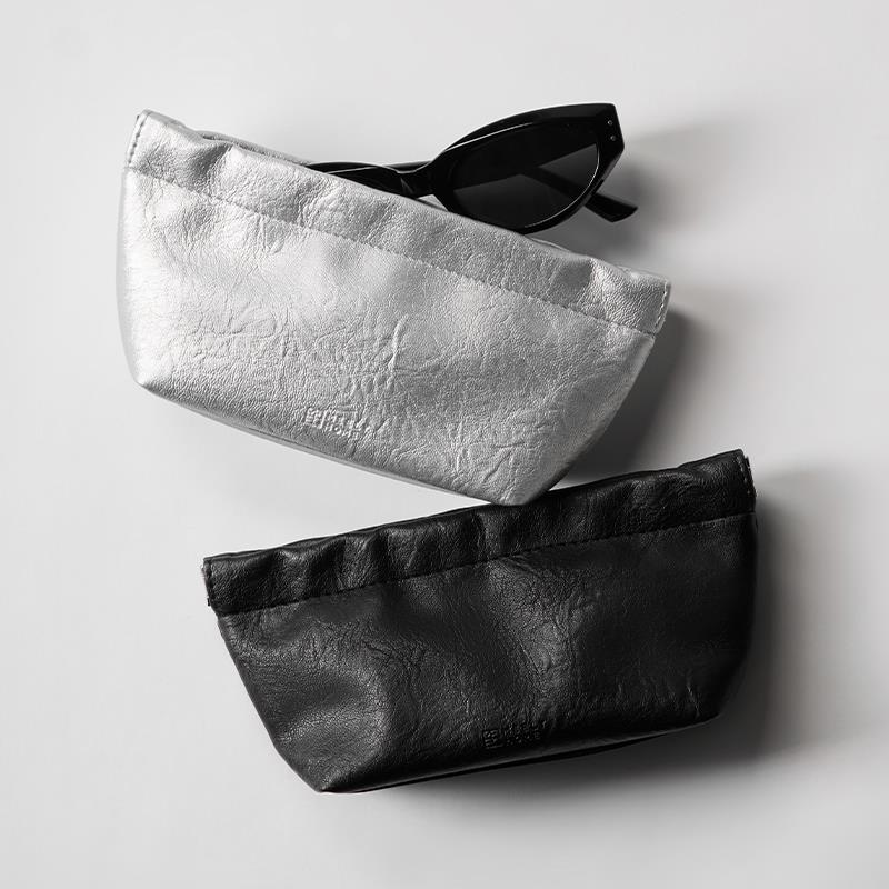 meelyhome创意弹簧片眼镜收纳包自动闭合太阳眼镜太阳眼镜收纳盒