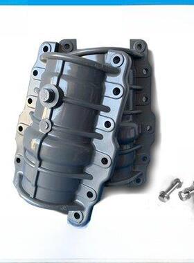 PVC哈夫节UPVC管配件抢修节承压1.0mpa灰色管径63 75 90 110 160